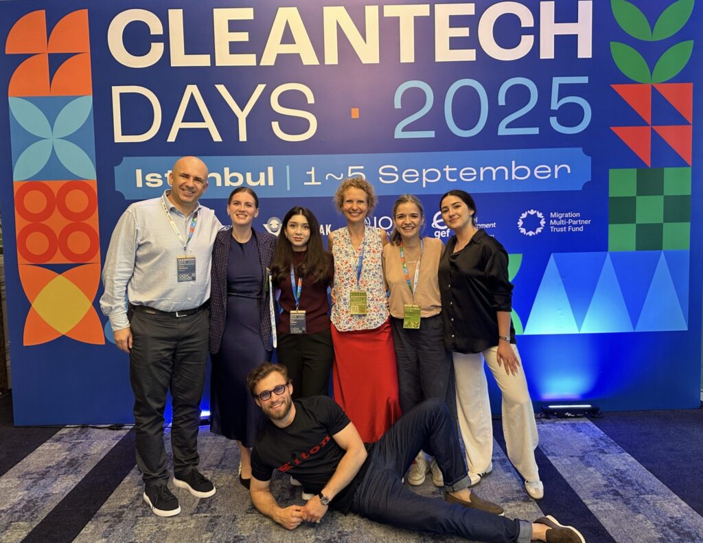 Greencubator representatives pictured together with the innovators and entrepreneurs they support (beneficiaries) during the event.